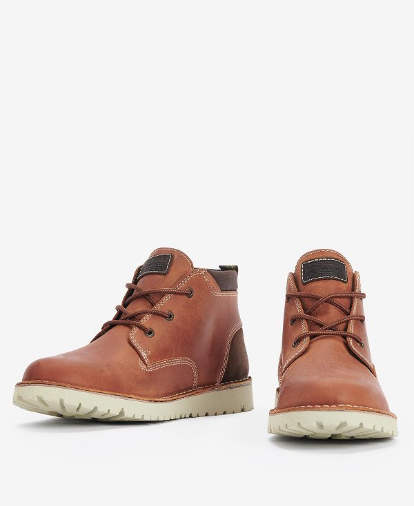 Barbour Bedrock Derby Boots Timber Tan | BABO88863