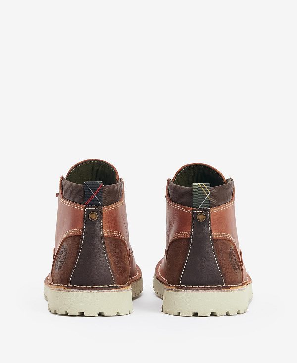 Barbour Bedrock Derby Boots Timber Tan | BABO88863