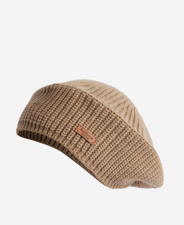 Barbour Beldon Beret Honey | BABO90050