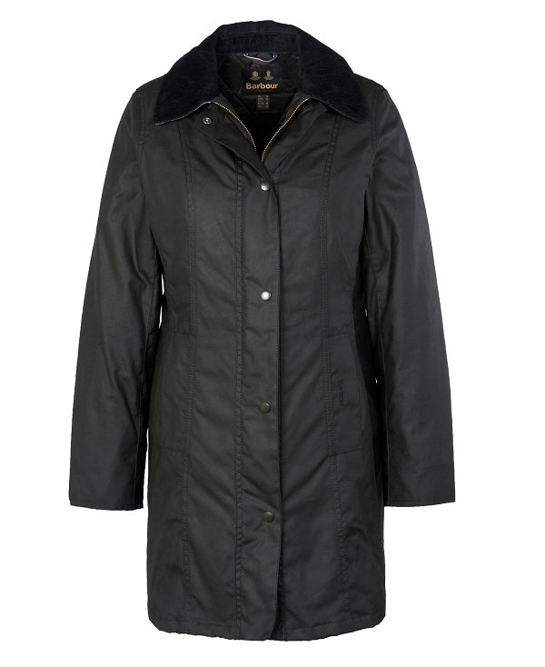 Barbour Belsay Wax Jacket Black | BABO89224