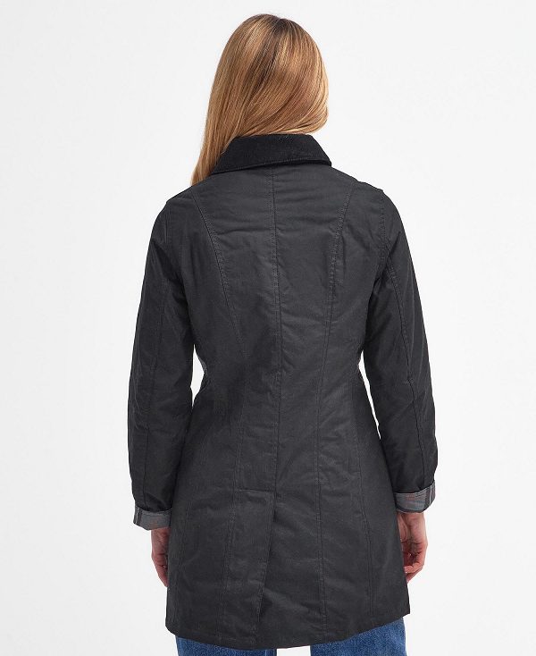 Barbour Belsay Wax Jacket Black | BABO89224