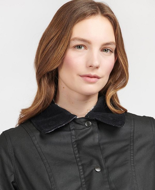 Barbour Belsay Wax Jacket Black | BABO89224