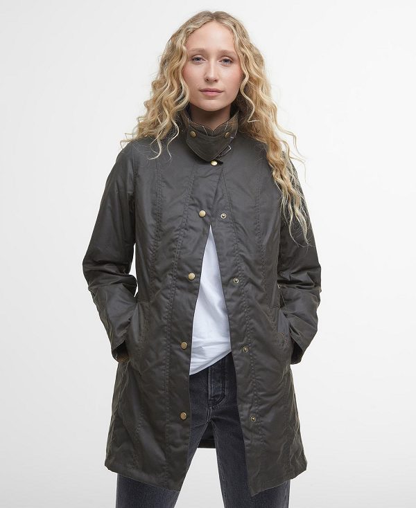 Barbour Belsay Wax Jacket Olive | BABO89218