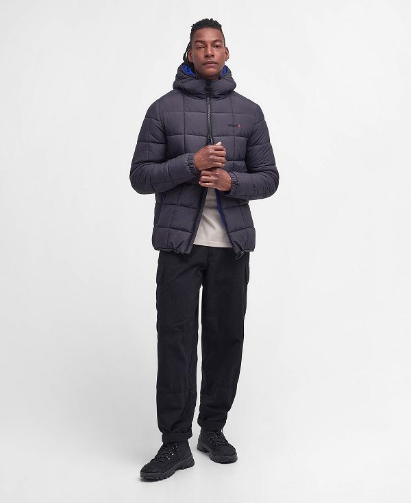 Barbour Benton Quilted Jacket Black Carbon | BABO87321