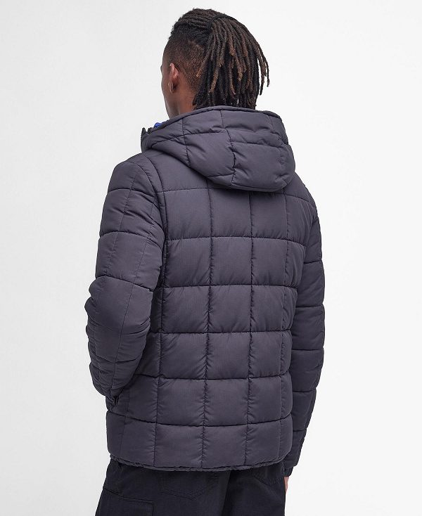 Barbour Benton Quilted Jacket Black Carbon | BABO87321