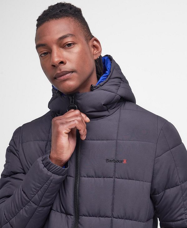 Barbour Benton Quilted Jacket Black Carbon | BABO87321