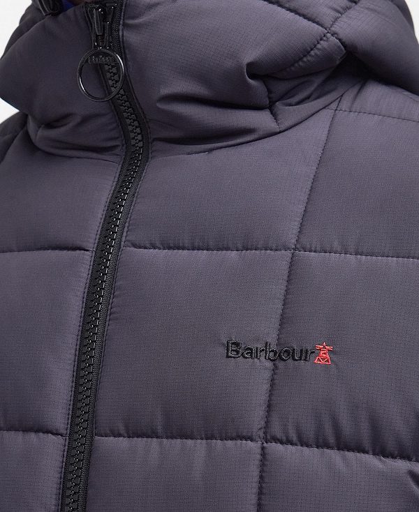 Barbour Benton Quilted Jacket Black Carbon | BABO87321