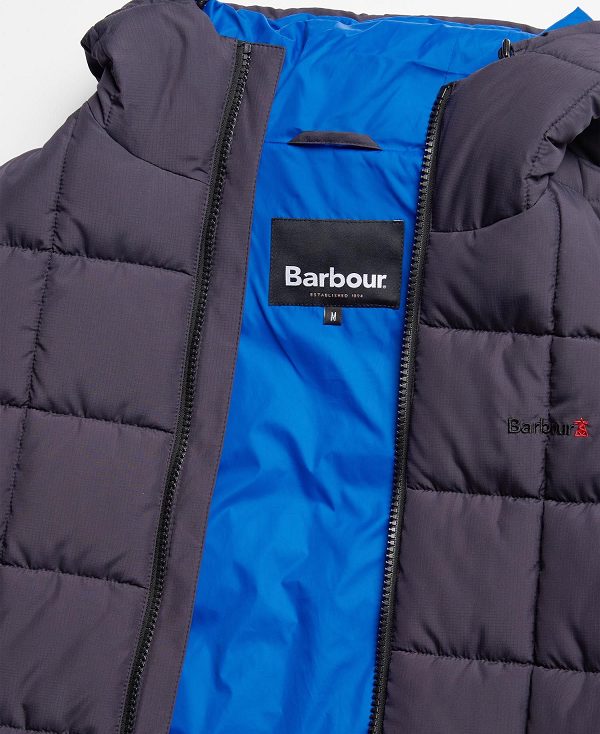 Barbour Benton Quilted Jacket Black Carbon | BABO87321