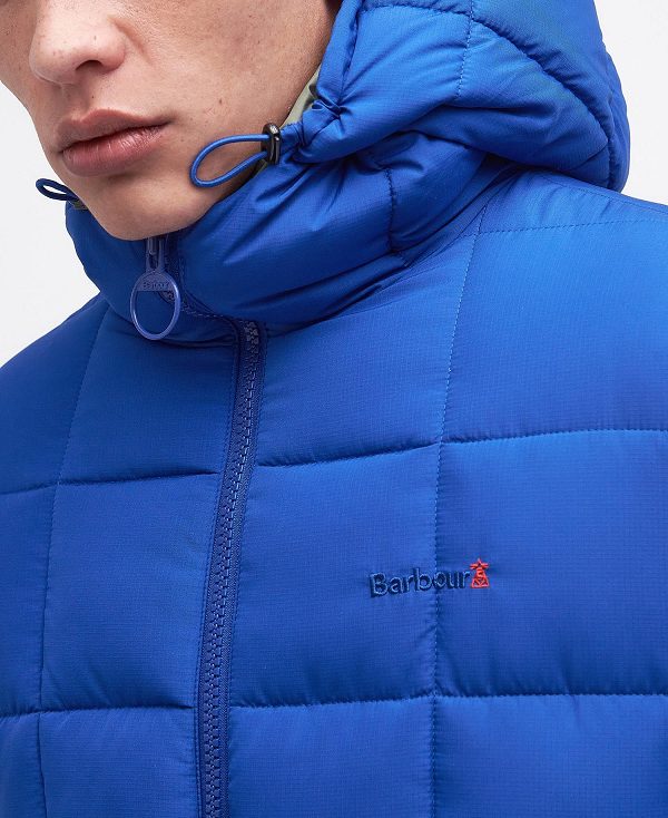 Barbour Benton Quilted Jacket Bright Blue | BABO87320