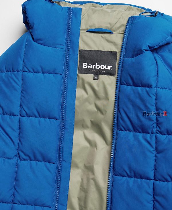 Barbour Benton Quilted Jacket Bright Blue | BABO87320