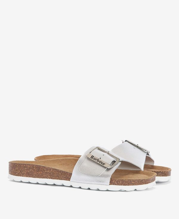 Barbour Benton Sandals Silver | BABO89906