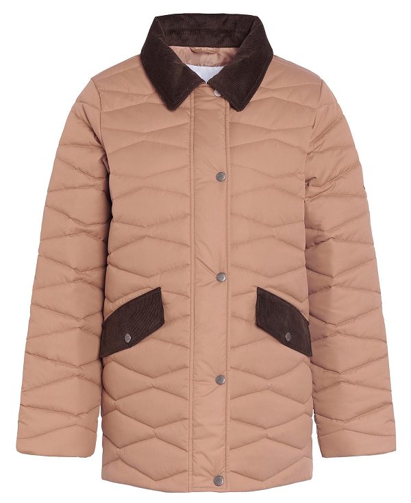 Barbour Berryman Quilted Jacket Nougat | BABO89285