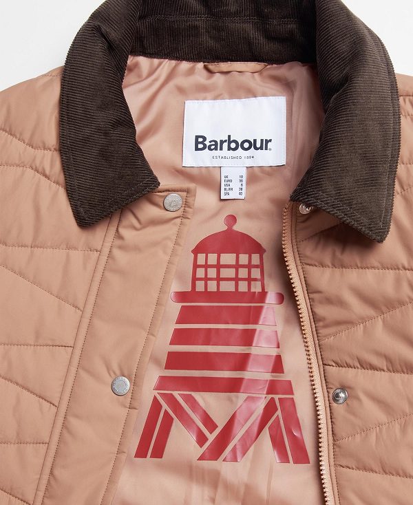 Barbour Berryman Quilted Jacket Nougat | BABO89285