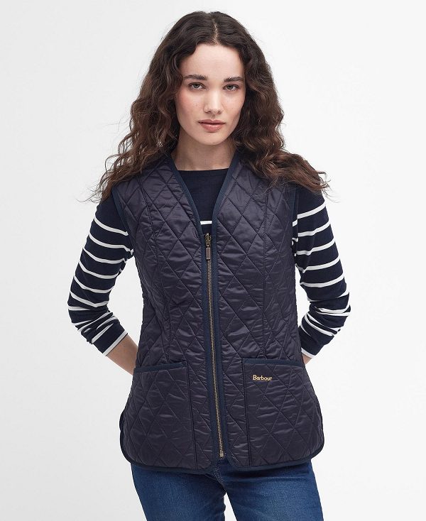 Barbour Betty Fleece Liner Navy | BABO89423