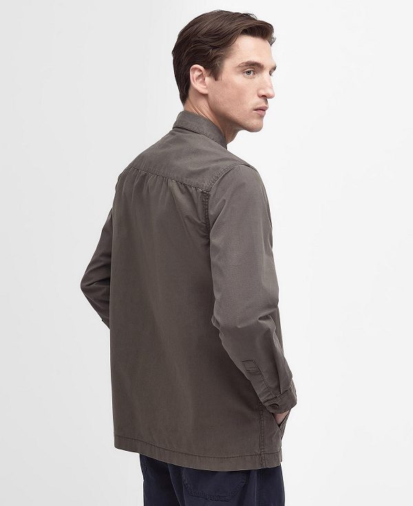 Barbour Bidlam Overshirt Tarmac | BABO87956