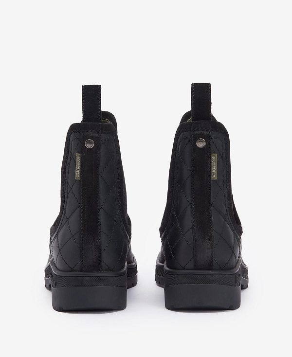 Barbour Birch Chelsea Boots Classic Black | BABO89888