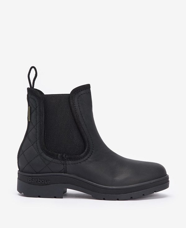 Barbour Birch Chelsea Boots Classic Black | BABO89888