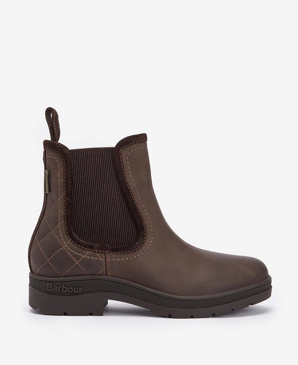 Barbour Birch Chelsea Boots Classic Brown | BABO89883