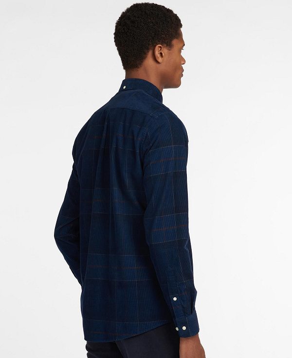 Barbour Blair Tailored Fit Shirt Navy | BABO87823