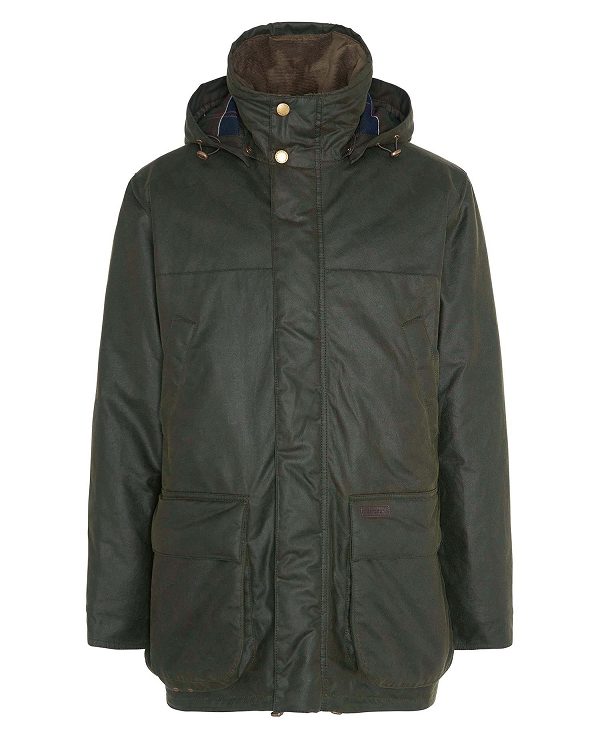 Barbour Bleaberry Waxed Jacket Fern | BABO87269