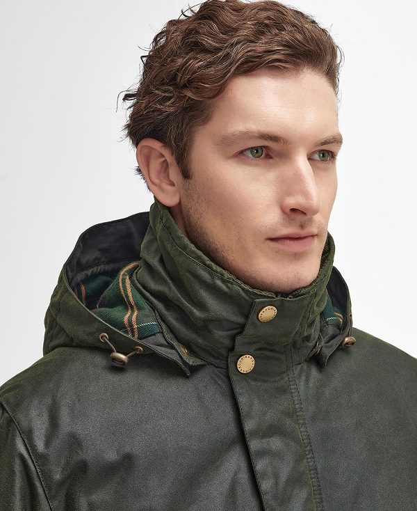 Barbour Bleaberry Waxed Jacket Fern | BABO87269