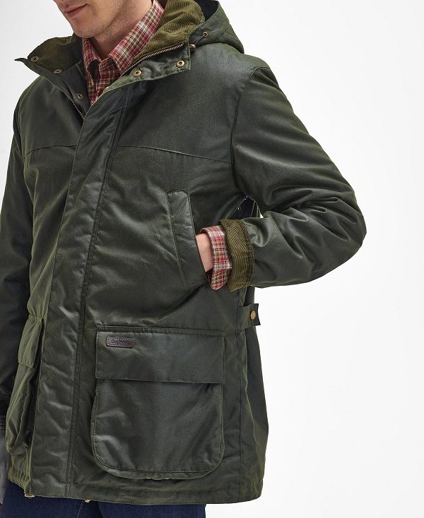 Barbour Bleaberry Waxed Jacket Fern | BABO87269