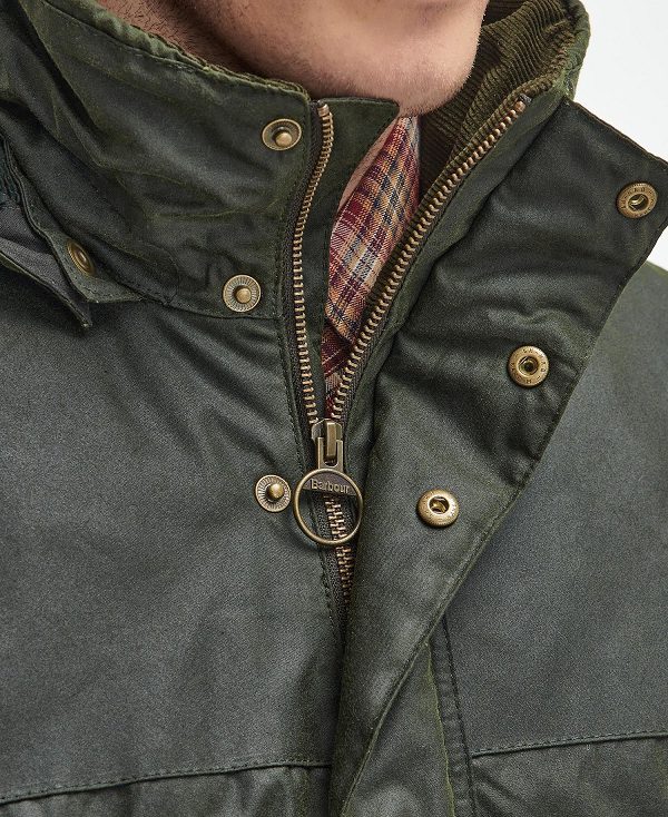 Barbour Bleaberry Waxed Jacket Fern | BABO87269