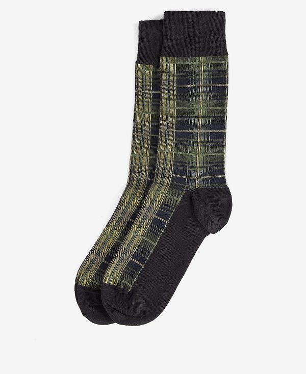 Barbour Blyth Socks Classic Black Slate | BABO89137