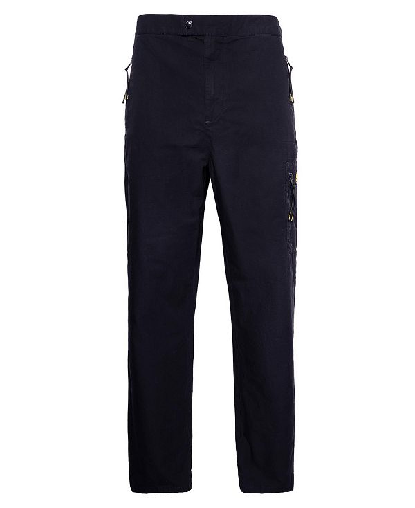 Barbour Bolt Straight-leg Trousers Classic Black | BABO88786