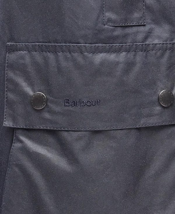 Barbour Border® Wax Jacket Navy | BABO87212