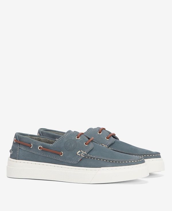 Barbour Bosun Shoes Dark Slate | BABO88905