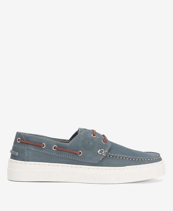 Barbour Bosun Shoes Dark Slate | BABO88905