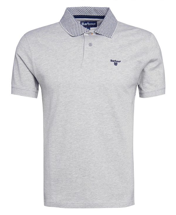 Barbour Bothain Polo Shirt Grey | BABO88061