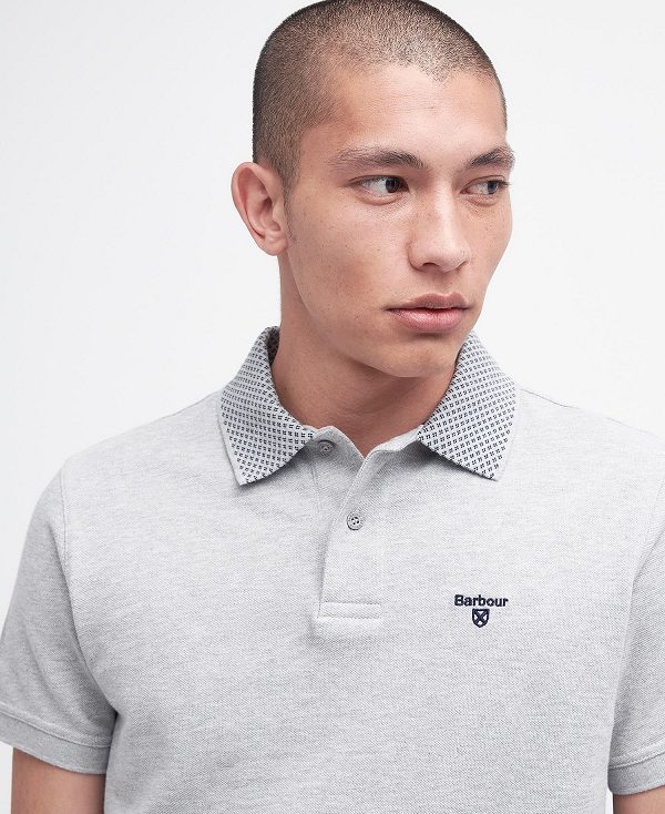 Barbour Bothain Polo Shirt Grey | BABO88061