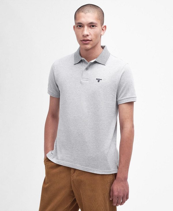 Barbour Bothain Polo Shirt Grey | BABO88061