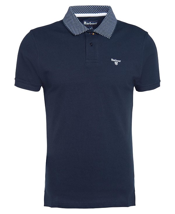 Barbour Bothain Polo Shirt Navy | BABO88062