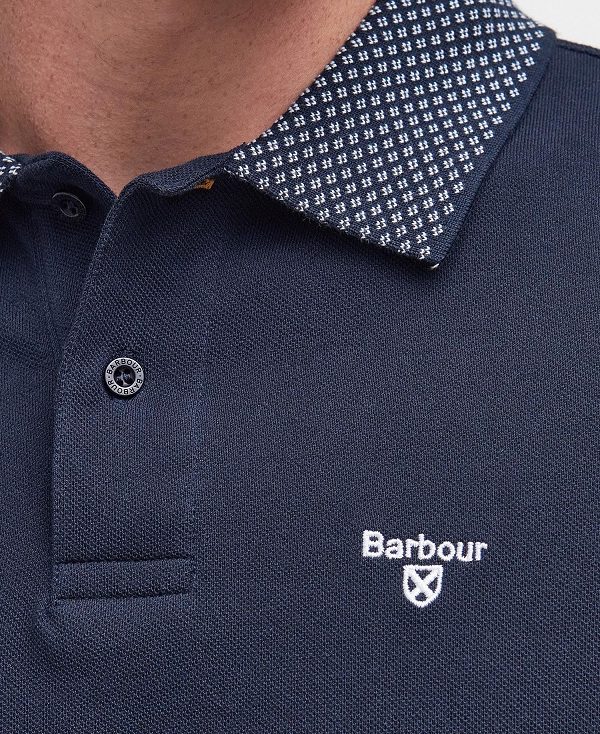 Barbour Bothain Polo Shirt Navy | BABO88062