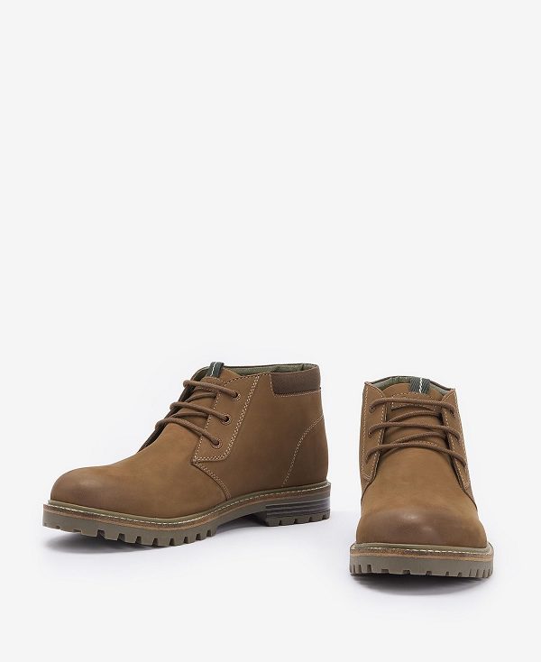 Barbour Boulder Chukka Boots Sand | BABO88868