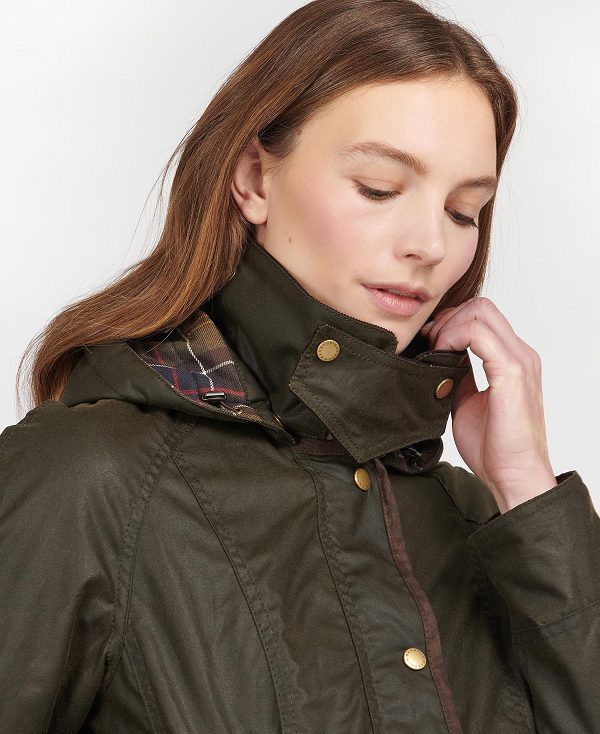 Barbour Bower Wax Jacket Olive | BABO89208