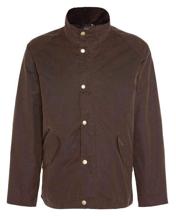 Barbour Bowland Waxed Jacket Classic Brown | BABO87263