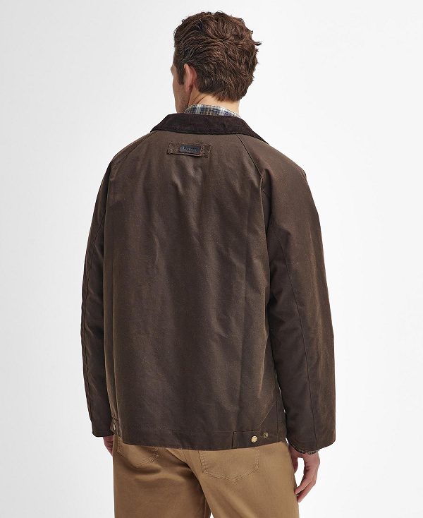 Barbour Bowland Waxed Jacket Classic Brown | BABO87263