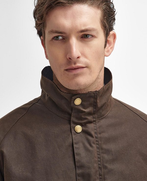 Barbour Bowland Waxed Jacket Classic Brown | BABO87263