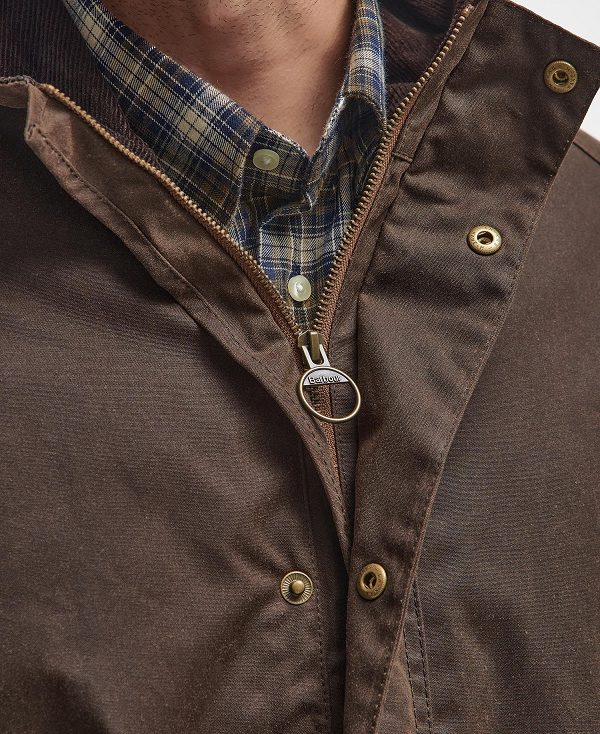 Barbour Bowland Waxed Jacket Classic Brown | BABO87263