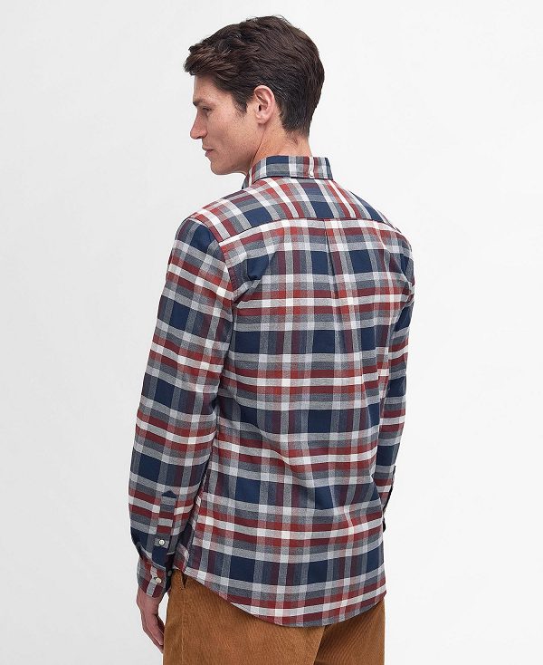 Barbour Bowmont Tailored Shirt Red | BABO87661