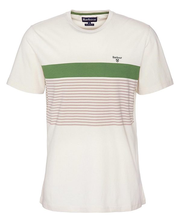 Barbour Braeside Striped T-shirt Rainy Day | BABO88346