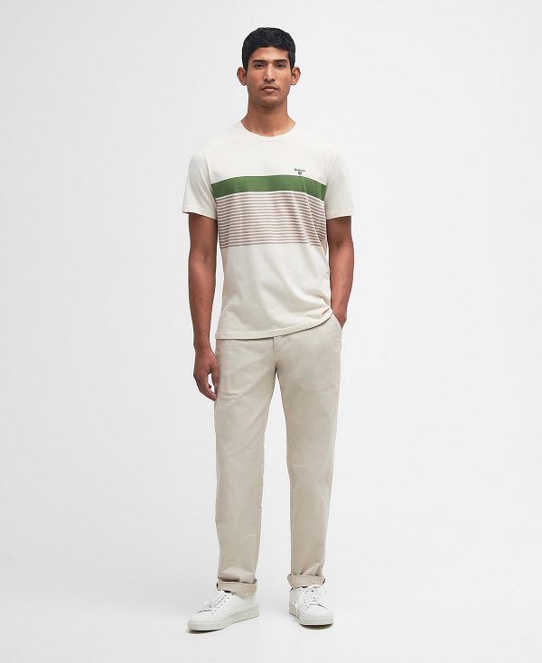 Barbour Braeside Striped T-shirt Rainy Day | BABO88346