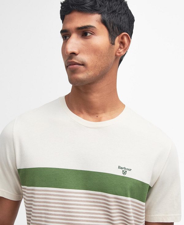 Barbour Braeside Striped T-shirt Rainy Day | BABO88346