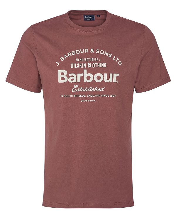 Barbour Brairton T-shirt Desert Clay | BABO88353