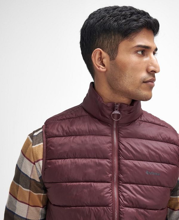 Barbour Bretby Gilet Winter Blackberry | BABO87578