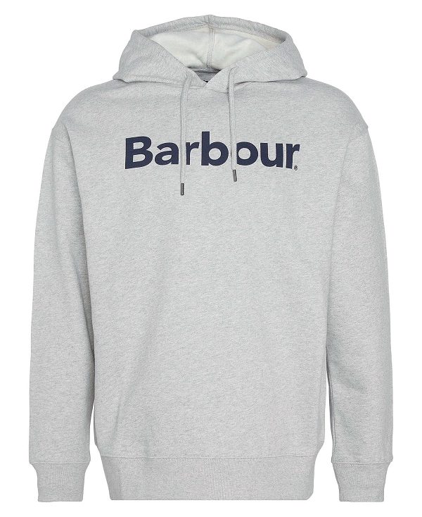 Barbour Brushed Nicholas Oversized Hoodie Grey | BABO88486